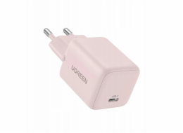 Síťová nabíječka UGREEN X512 20 W GAN 1X USB-C – růžová