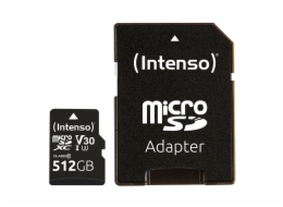 Intenso microSDXC          512GB C10 UHS-I Professional + Adapter