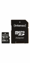 Intenso microSDXC          256GB C10 UHS-I Professional + Adapter