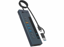 ICY BOX IB-HUB1742CR-C2PD 11-in-1 HUB mit PD & Cardreader