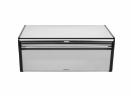 Brabantia&nbsp;Klappbrotkasten&nbsp;Front&nbsp;eckig,&nbsp;Stahl&nbsp;matt