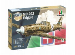 Italeri Plastikový model MC.202 Folgore Aces v měřítku 1/72.