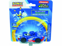 Carrera Pull & Speed (zatažení) Sonic vozidlo - Team Sonic Racing Stars