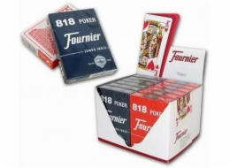 Bicycle Karty 818 - Červená/Modrá (2 Jumbo Index)