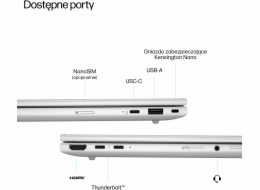 HP EliteBook 8 G1i AI PC Intel Core Ultra 5 225U Notebook 40,6 cm (16") WUXGA 24 GB DDR5-SDRAM 512 GB SSD Wi-Fi 6E (802.11ax) Windows 11 Pro Stříbrný