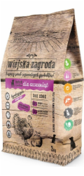 WIEJSKA ZAGRODA Turkey with apple M Puppy - suché krmivo pro psy - 2kg