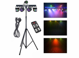 LIGHT4ME BELKA LED PAR DERBY LASER - Multiefekt świetlny, zestaw, oświetlenie disco