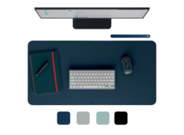 LEITZ podložka na stůl 40x80 cm tm. modrá