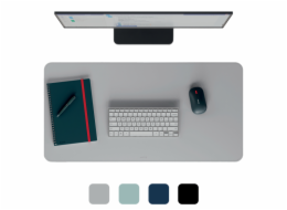 LEITZ podložka na stůl 40x80 cm sv. šedá