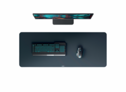 LEITZ podložka na stůl XL 100x40cm sametově šedá