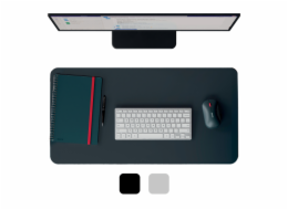 LEITZ podložka na stůl recyklovaná kůže 36x70 cm tm. šedá