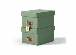 LEITZ úložný box, karton, velikost S, 2 ks zelený