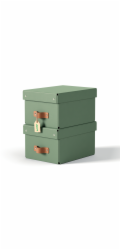 LEITZ úložný box, karton, velikost S, 2 ks zelený