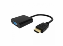 WG - Adaptér HDMI (male) to VGA (female; D-Sub DE-15)