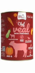 SYTA MICHA Chef Veal with vegetables - vlhké krmivo pro psy - 400g