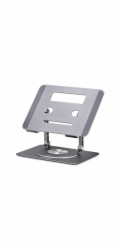 Startech - Stojánek na notebook - otocná základna 360° - desktop - stríbrná