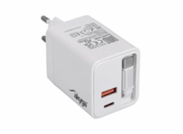 Akyga USB Nabíječka AK-CH-30 USB-A + 2x USB-C PD 5-20V / max. 3.25A 65W Quick Charge 3.0 GaN