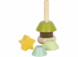 small foot Dřevěná vánoční nasazovací figurka 1 ks