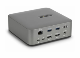 Startech - Dokovací stanice - pro tablet, laptop - USB-C / USB4 / Thunderbolt 3 / Thunderbolt 4 / Thunderbolt 5 / USB-A - HDMI, DP - 1GbE - 180 Watt - kompatibilní s TAA - Velká Británie, Evropa