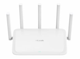 HiLook Powered by HIKVISION/ Wi-Fi 6 router WR-AX30(O-STD)/EU/ IEEE 802.11a/n/ac/ax/ 3000Mbps/ 3x LAN/ 1x WAN/ bílý