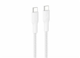 Belkin BOOST CHARGE™ PRO USB-C/USB-C kabel 240W, 3m, bílý - odolný
