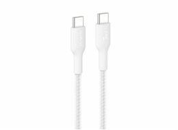 Belkin USB-C/USB-c Kabel 240W 2m geflochten, weiß    CAB025hq2MWH