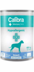 CALIBRA VD Dog Hypoallergenic Insect&Salmon - vlhké krmivo pro psy - 400g