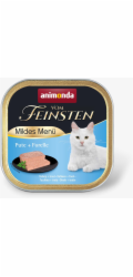 ANIMONDA Vom Feinsten Mildes Menu Turkey and trout - mokré krmivo pro kočky - 100g