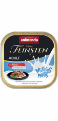 ANIMONDA Vom Feinsten Adult Milkies Beef - mokré krmivo pro kočky - 100g
