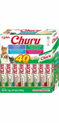 INABA Churu Variety box Tuna with seafood - pamlsek pro kočky - 40 x 14g