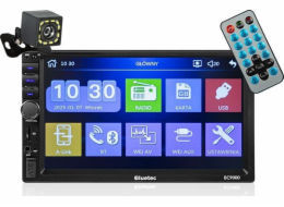 BLOW BC9000 2DIN 7palcové autorádio s RDS, USB, microSD, 4x50W couvací kamera