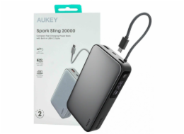 AUKEY PowerBanka PB-Y48 | 20000mAh | 130W | 4xUSB | LED | PPS | USB-C kabel