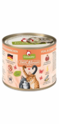 GRANATAPET DeliCATessen Veal and coney - mokré krmivo pro kočky - 200g