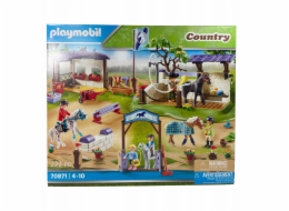Playmobil Sada figurek Country 70871 Jezdecký turnaj s mycím boxem pro koně