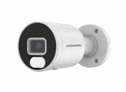 GRUNDIG 4.0 Mpix venkovní kompaktní IP kamera s duálním přísvitem, kompresí H.265 a mikrofonem