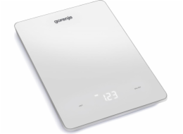 Gorenje KT10LBW Bílá Pracovní deska Obdélník Elektronická kuchyňská váha