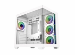 Cooler Master case Elite 681, ATX, Průhledná bočnice, 4x 120mm ARGB Fan, Bílá