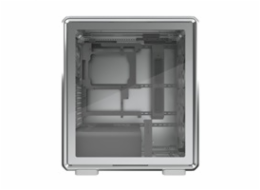 Cooler Master case MasterFrame 500 Mesh Silver, Průhledná bočnice, ATX, 2x 200mm Fan, 1x 120mm Fan, Šedá