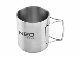 NEO TOOLS 63-150, Kempingový hrnček, 320ml, nerez