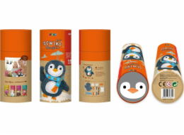 MG DYSTRYBUCJA Sada na šití klíčenek s tučňákem