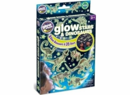 MG DYSTRYBUCJA Brainstorming samolepky Zářící hvězdy a dinosauři