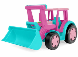 Wader Obří traktorový nakladač růžový