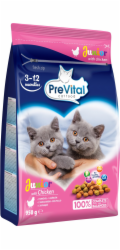 PREVITAL Junior Chicken - suché krmivo pro kočky - 950g