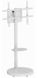 Gembird TVS-86TR-01-W Stojan na televizi, 37" - 86", bílý