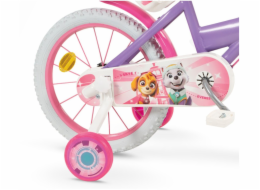 TOIMSA Rower dziecięcy 16" Psi Patrol Fiolet 1680 Girl + Kask dziecięcy Psi Patrol różowy 10896