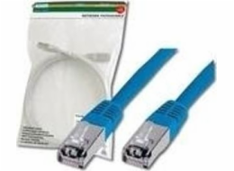 DIGITUS patch kabel Cat5E, SF/UTP - 3m, modrý
