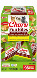 INABA Churu Fun Bites Chicken and pumpkin - pamlsek pro kočky - 8x12g