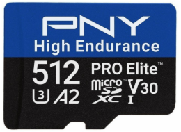 PNY Paměťová karta microSD s vysokou odolností 512 GB P-SDU512V32100PHE-GE