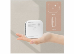 Qoltec Czujnik dymu z baterią | Tuya | Wi-Fi | alarm 85dB | LED