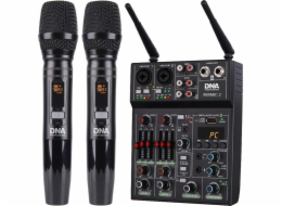 DNA MIXMIC 2 - sada (USB audio mixér + 2 bezdrátové mikrofony)